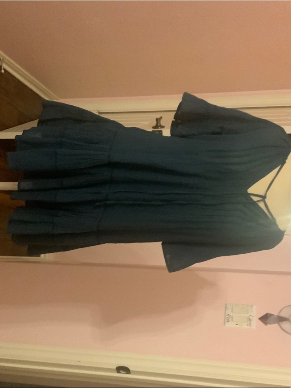 Sundance Dark Teal Textured Dress